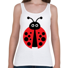 PRINTFASHION Katicabogár  - Női atléta - Fehér