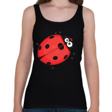 PRINTFASHION katicabogár  - Női atléta - Fekete