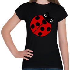 PRINTFASHION Katicabogár - Női póló - Fekete
