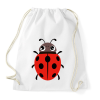 PRINTFASHION Katicabogár  - Sportzsák, Tornazsák - Fehér