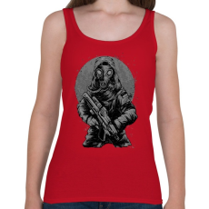 PRINTFASHION Katona - Női atléta - Cseresznyepiros