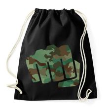 PRINTFASHION Katona öklös - Sportzsák, Tornazsák - Fekete tornazsák