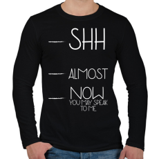 PRINTFASHION Kávé szint - Bögre (fehér) - Férfi hosszú ujjú póló - Fekete