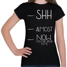 PRINTFASHION Kávé szint - Bögre (fehér) - Női póló - Fekete