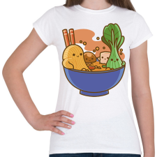 PRINTFASHION Kawaii leves - Női póló - Fehér női póló