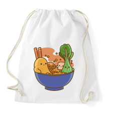 PRINTFASHION Kawaii leves - Sportzsák, Tornazsák - Fehér tornazsák