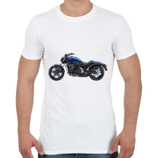 PRINTFASHION Kawasaki - Férfi póló - Fehér férfi póló