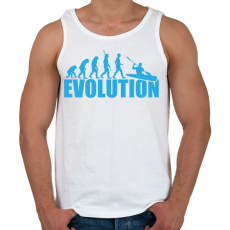 PRINTFASHION Kayak evolution - Férfi atléta - Fehér