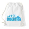 PRINTFASHION Kayak evolution - Sportzsák, Tornazsák - Fehér