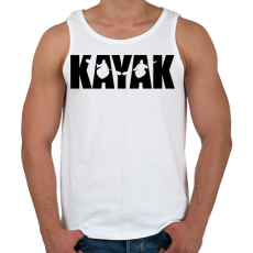PRINTFASHION KAYAK - Férfi atléta - Fehér