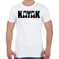 PRINTFASHION KAYAK - Férfi póló - Fehér férfi póló