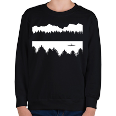 PRINTFASHION Kayak - Gyerek pulóver - Fekete