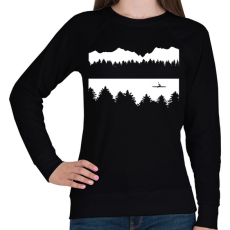 PRINTFASHION Kayak - Női pulóver - Fekete