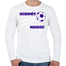 PRINTFASHION Kecskeméti drukker - Férfi hosszú ujjú póló - Fehér férfi póló