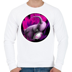 PRINTFASHION Kecskenyúl koponyával  - Férfi pulóver - Fehér