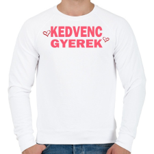 PRINTFASHION Kedvenc gyerek! - Férfi pulóver - Fehér férfi pulóver, kardigán