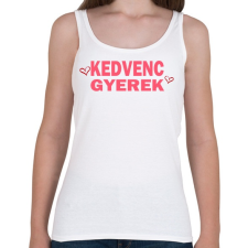 PRINTFASHION Kedvenc gyerek! - Női atléta - Fehér női trikó