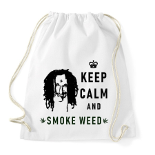 PRINTFASHION KEEP CALM2 - Sportzsák, Tornazsák - Fehér tornazsák