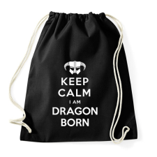 PRINTFASHION Keep calm - Sportzsák, Tornazsák - Fekete tornazsák