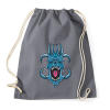 PRINTFASHION Kék ördög - Sportzsák, Tornazsák - Grafitszürke