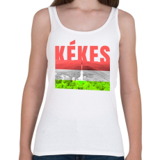 PRINTFASHION Kékes - Női atléta - Fehér