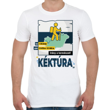 PRINTFASHION Kéktúra - Férfi póló - Fehér férfi póló