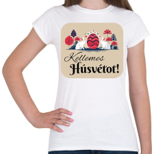 PRINTFASHION Kellemes Húsvétot! - Női póló - Fehér női póló
