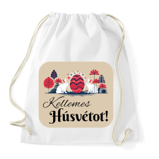 PRINTFASHION Kellemes Húsvétot! - Sportzsák, Tornazsák - Fehér tornazsák