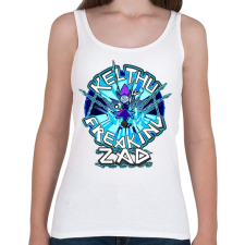 PRINTFASHION Kelthu Zad - Női atléta - Fehér női trikó