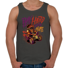 PRINTFASHION Kemény játék - Férfi atléta - Sötétszürke