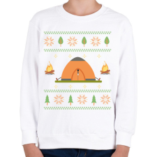 PRINTFASHION Kempinges csúnya pulcsi - Gyerek pulóver - Fehér gyerek pulóver, kardigán