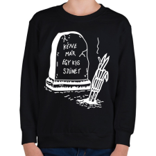 PRINTFASHION Kéne már egy kis szünet - Gyerek pulóver - Fekete gyerek pulóver, kardigán