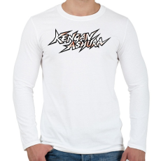 PRINTFASHION kengan ashura logo - Férfi hosszú ujjú póló - Fehér