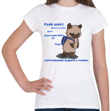 PRINTFASHION Kenny, a capybara és a suli - Női póló - Fehér