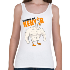 PRINTFASHION Kenyér - Női atléta - Fehér