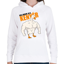 PRINTFASHION Kenyér - Női kapucnis pulóver - Fehér női pulóver, kardigán