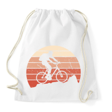 PRINTFASHION Kerékpáros - Sportzsák, Tornazsák - Fehér tornazsák
