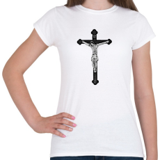 PRINTFASHION Kereszt - Női póló - Fehér