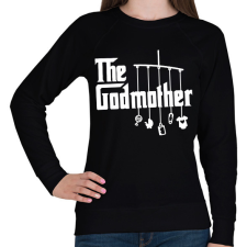 PRINTFASHION Keresztanya - The Godmother - Női pulóver - Fekete női pulóver, kardigán