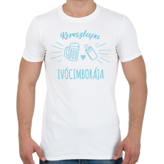 PRINTFASHION Keresztapu ivócimborája - Férfi póló - Fehér