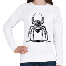 PRINTFASHION keresztespók - Női pulóver - Fehér