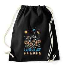 PRINTFASHION kert_10 - Sportzsák, Tornazsák - Fekete tornazsák