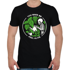 PRINTFASHION Kertész élet - Férfi póló - Fekete