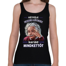 PRINTFASHION Kerüld mindkettőt! - Női atléta - Fekete