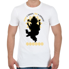 PRINTFASHION Keserű a türelem - Férfi póló - Fehér férfi póló