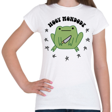 PRINTFASHION Késes béka - Női póló - Fehér női póló