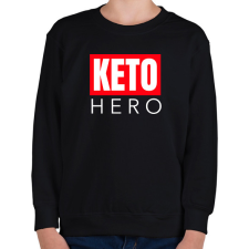 PRINTFASHION KETO HERO - Gyerek pulóver - Fekete gyerek pulóver, kardigán