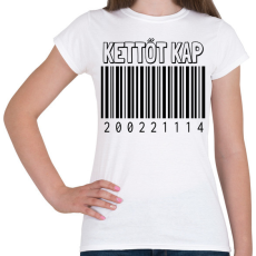 PRINTFASHION Kettőt kap - Női póló - Fehér