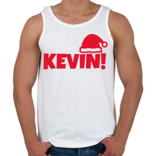 PRINTFASHION KEVIN3 - Férfi atléta - Fehér atléta, trikó