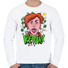 PRINTFASHION KEVIN - Férfi pulóver - Fehér férfi pulóver, kardigán